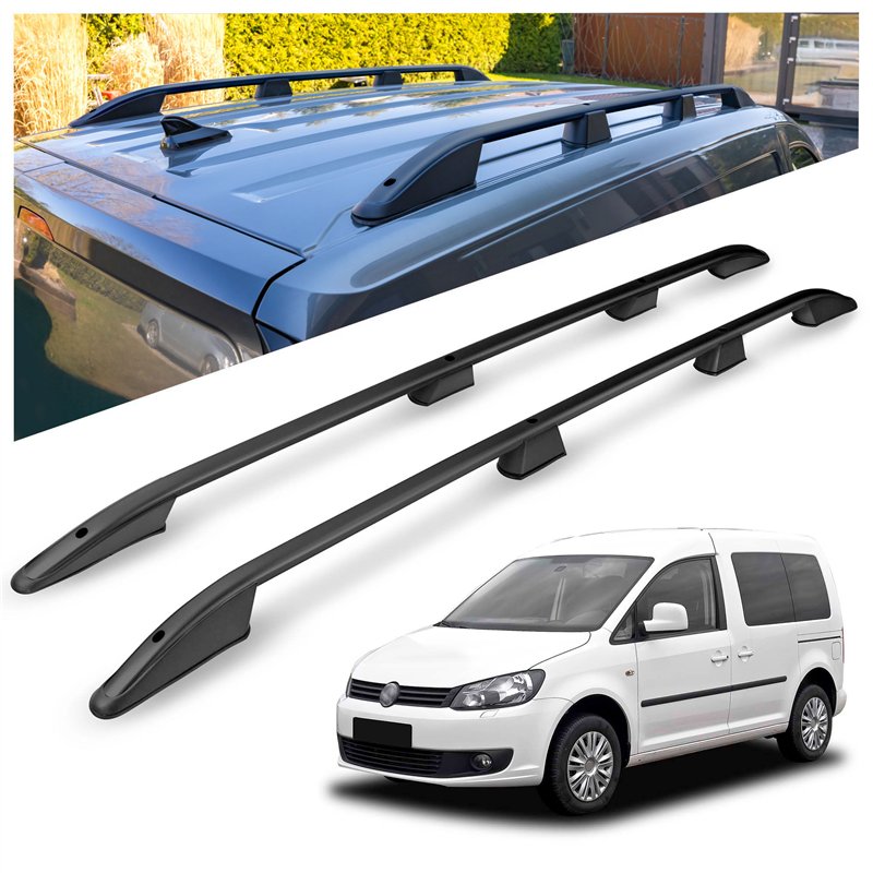 Relingi dachowe Volkswagen VW Caddy III 2K L2 Maxi 2003-2015 Aluminium p