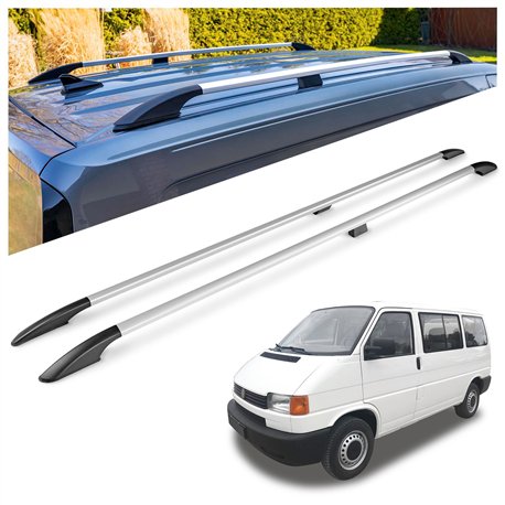 Relingi dachowe Volkswagen VW Caravelle T4 L1 SWB 1990-2003 Aluminium pl