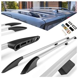 Relingi dachowe Volkswagen VW Multivan T4 L1 SWB 1991-2003 Aluminium pla