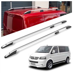 Relingi dachowe Volkswagen VW Multivan T5 L1 SWB 2003-2015 Alum