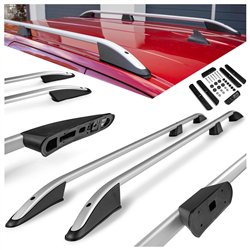 Relingi dachowe Volkswagen VW Multivan T6 L1 SWB 2015-2019 Alum
