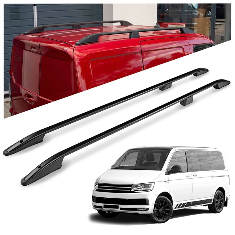Relingi dachowe Volkswagen VW Multivan T6 L1 SWB 2015-2019 Aluminium pla