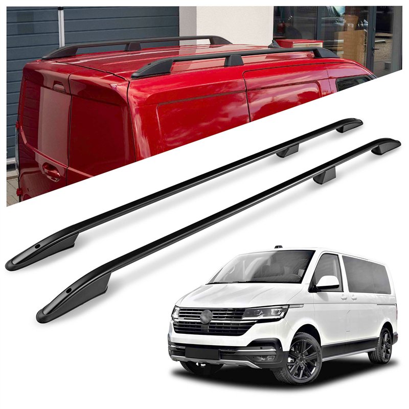 Relingi dachowe Volkswagen VW Caravelle T6.1 L1 SWB 2019-2023 Aluminium