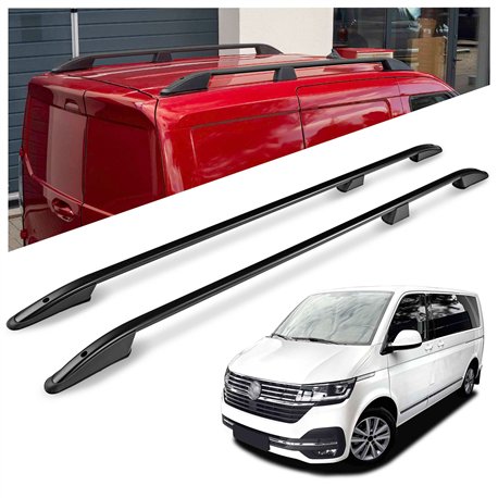 Relingi dachowe Volkswagen VW Multivan T6.1 L1 SWB 2019-2022 Aluminium p