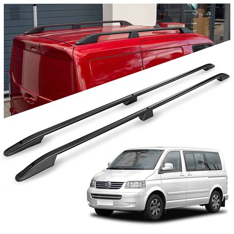 Relingi dachowe Volkswagen VW Caravelle T5 L2 LWB 2003-2015 Aluminium pl