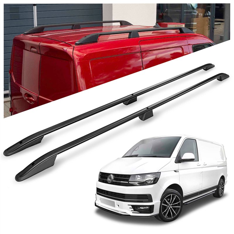 Relingi dachowe Volkswagen VW Transporter T6 L2 LWB 2015-2019 Aluminium