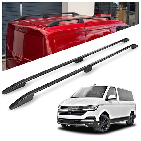 Relingi dachowe Volkswagen VW Caravelle T6.1 L2 LWB 2019-2023 Aluminium