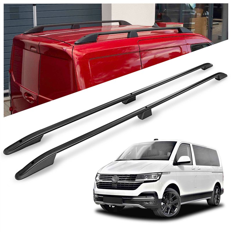 Relingi dachowe Volkswagen VW Caravelle T6.1 L2 LWB 2019-2023 Aluminium