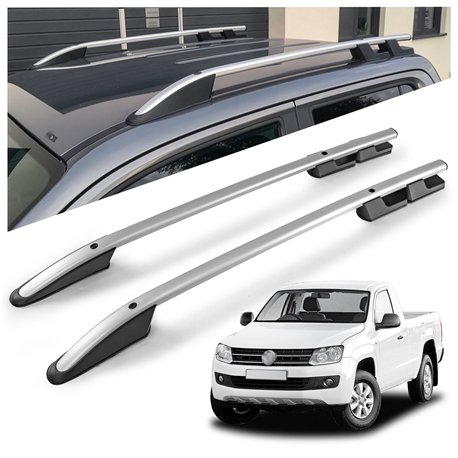 Relingi dachowe Volkswagen VW Amarok I 2H 4D 2010-2020 Aluminium plastik