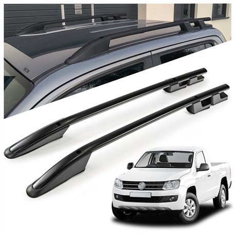 Relingi dachowe Volkswagen VW Amarok I 2H 4D 2010-2020 Aluminium plastik