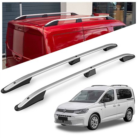 Relingi dachowe Volkswagen VW Caddy SB SK L1 SWB 2020- Aluminiu