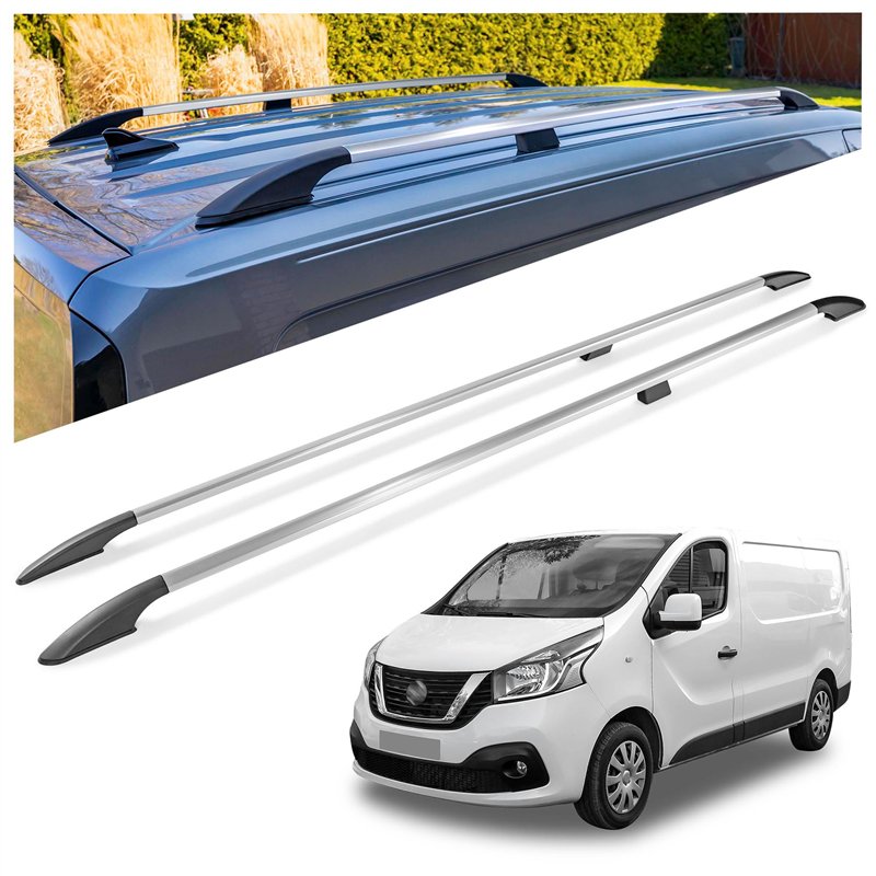 Relingi dachowe Nissan NV300 I X82 L1 SWB 2016-2021 Aluminium plas