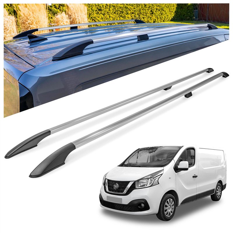 Relingi dachowe Nissan NV300 I X82 L2 LWB 2016-2021 Aluminium plas