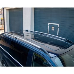 Relingi dachowe Toyota Proace City I E/K9 L1 Standard 2020- Alumin