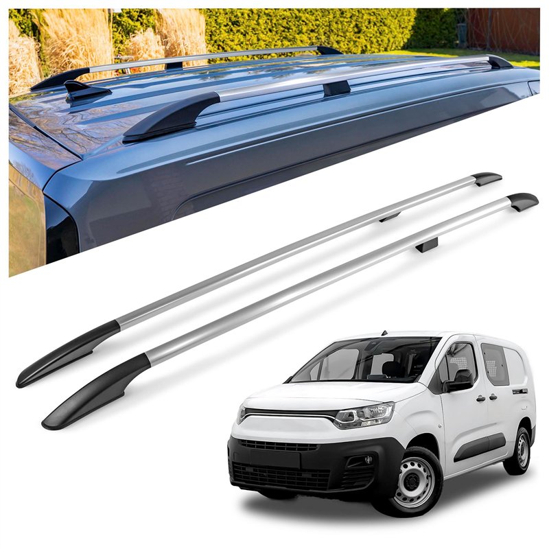 Relingi dachowe Fiat Doblo III 510/511 L2 Maxi 2022- Aluminium pla