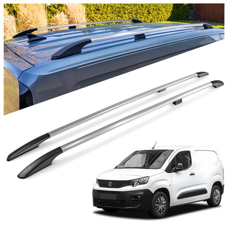 Relingi dachowe Peugeot Partner III K9 L2 2018- Aluminium plastik