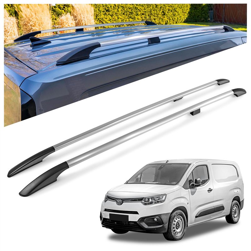 Relingi dachowe Toyota Proace City I E/K9 L2 2020- Aluminium plast