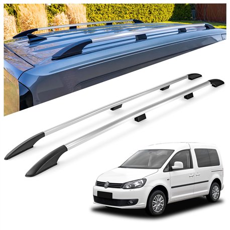 Relingi dachowe Volkswagen VW Caddy III 2K L2 Maxi 2003-2015 Alumi