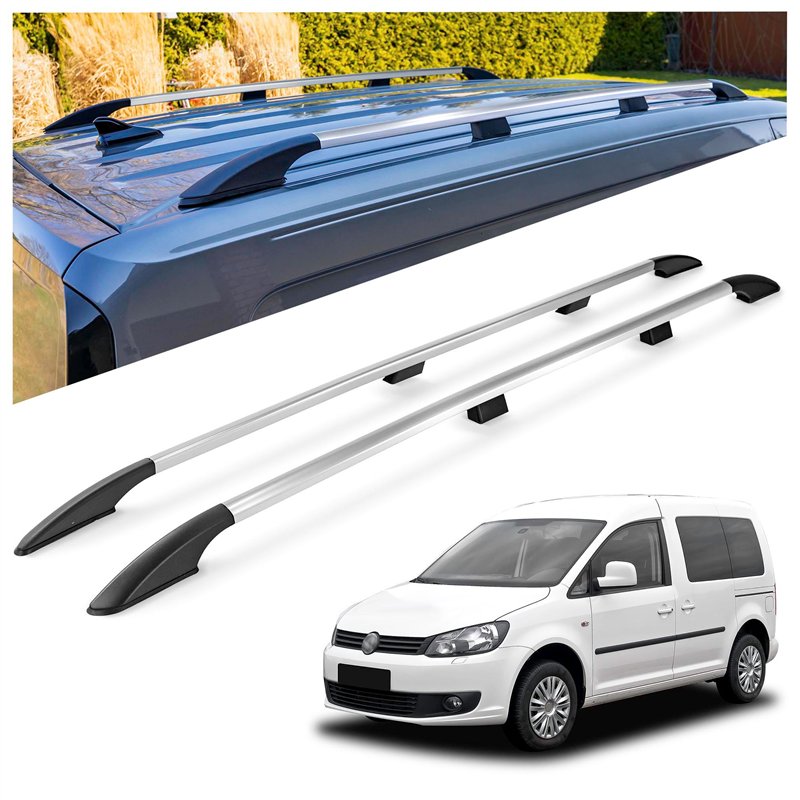 Relingi dachowe Volkswagen VW Caddy III 2K L2 Maxi 2003-2015 Alumi