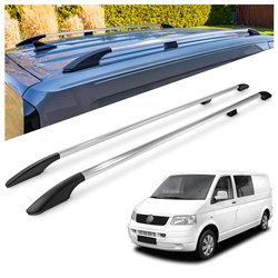 Relingi dachowe Volkswagen VW Transporter T5 L1 SWB 2003-2015 Alum