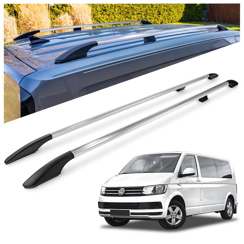 Relingi dachowe Volkswagen VW Caravelle T6 L1 SWB 2015-2019 Alumin