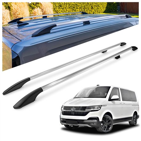Relingi dachowe Volkswagen VW Caravelle T6.1 L1 SWB 2019-2023 Alum
