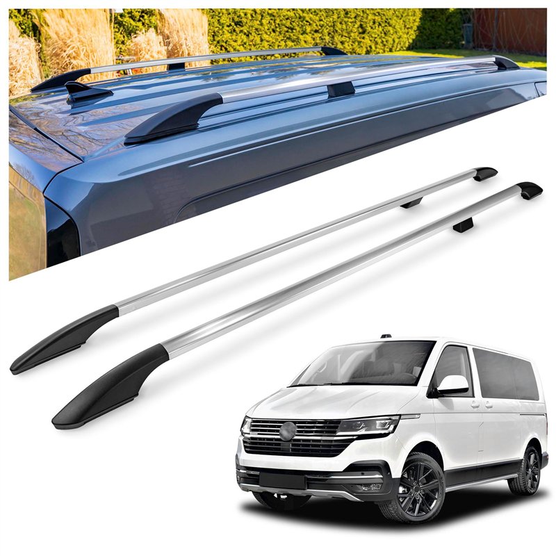 Relingi dachowe Volkswagen VW Caravelle T6.1 L1 SWB 2019-2023 Alum