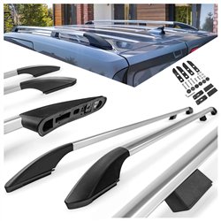 Relingi dachowe Volkswagen VW Caravelle T6.1 L1 SWB 2019-2023 Alum
