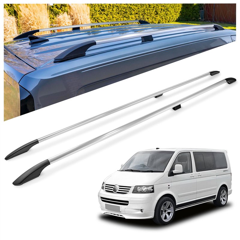 Relingi dachowe Volkswagen VW Multivan T5 L2 LWB 2003-2015 Alumini