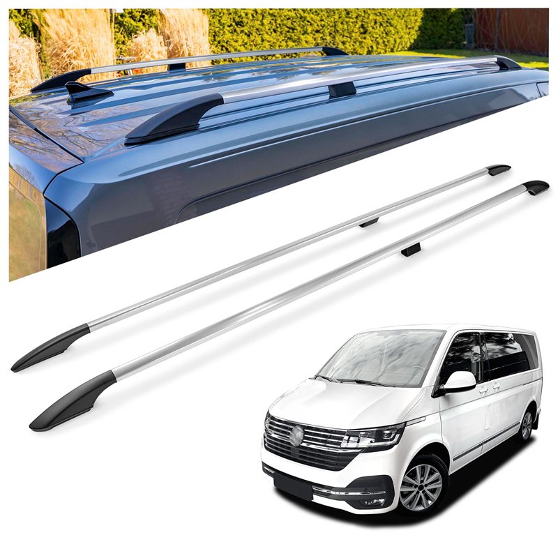 Relingi dachowe Volkswagen VW Multivan T6.1 L2 LWB 2019-2022 Alumi
