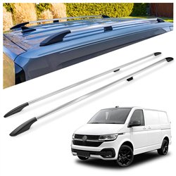 Roof rails for Volkswagen VW Transporter T6.1 L2 LWB 2019-2023 Solid Alumi