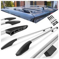 Roof rails for Volkswagen VW Transporter T6.1 L2 LWB 2019-2023 Solid Alumi