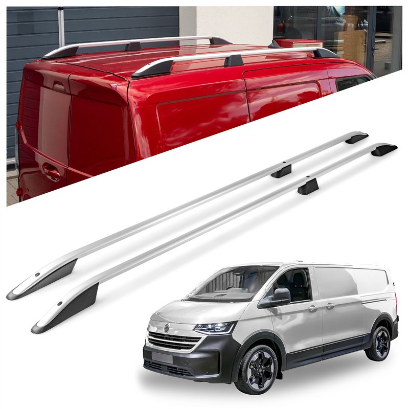 Relingi dachowe Volkswagen VW Transporter T7 L1 SWB 2025- Alumi