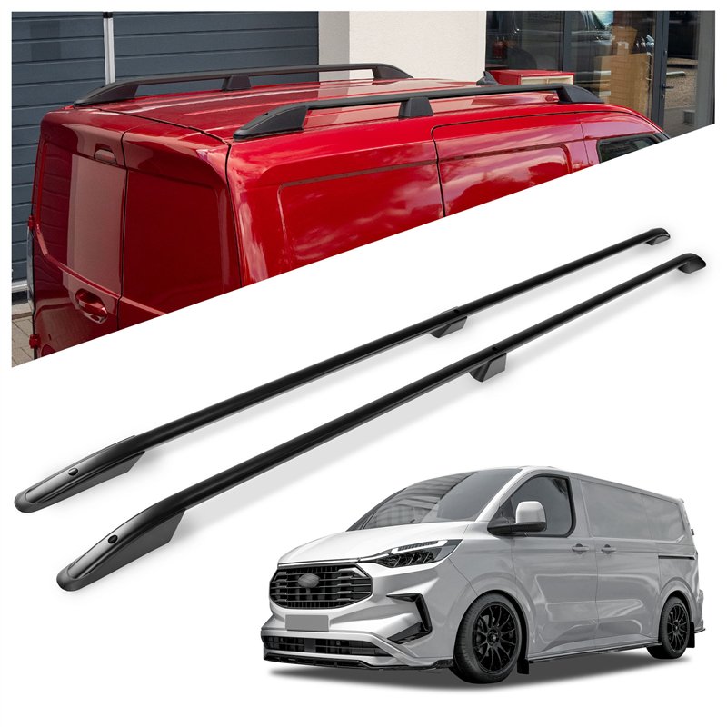 Relingi dachowe Ford Transit Custom II V710 L2 LWB 2023- Alumin