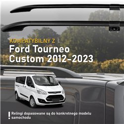 Relingi dachowe dzielone Ford Tourneo Custom I V362 L1 SWB 2012-2023 Sol