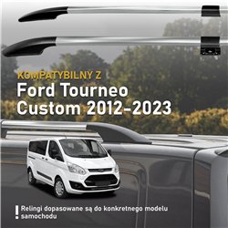 Relingi dachowe dzielone Ford Tourneo Custom I V362 L1 SWB 2012-2023 Sol
