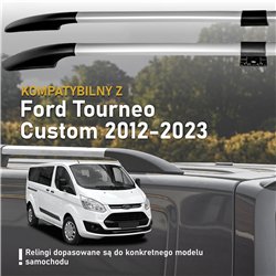Relingi dachowe dzielone Ford Tourneo Custom I V362 L2 LWB 2012-2023 Sol