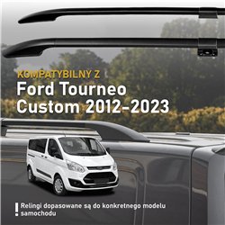 Relingi dachowe dzielone Ford Tourneo Custom I V362 L2 LWB 2012-2023 Sol