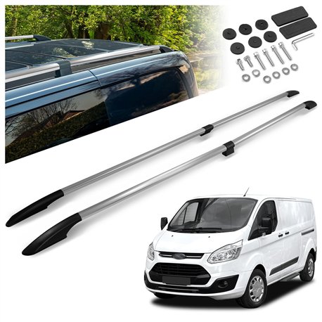 Split roof rails for Ford Transit Custom I V362 FY/FZ/F3 L2 LWB 2012-2023 S