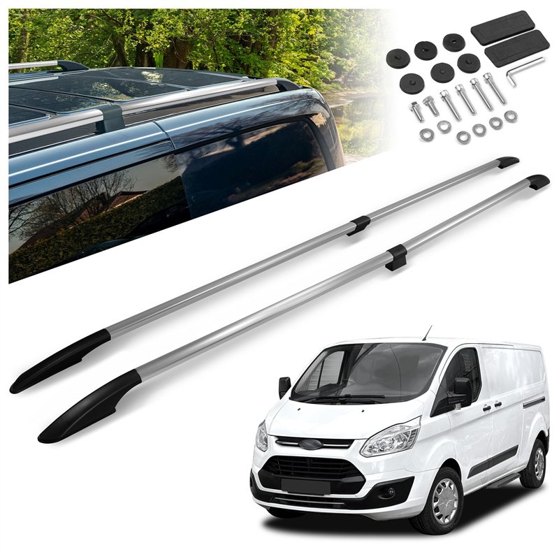 Split roof rails for Ford Transit Custom I V362 FY/FZ/F3 L2 LWB 2012-2023 S