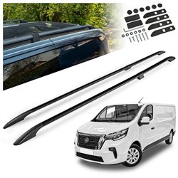 Relingi dachowe dzielone Nissan Primastar II X82 L1 SWB 2021- Alum