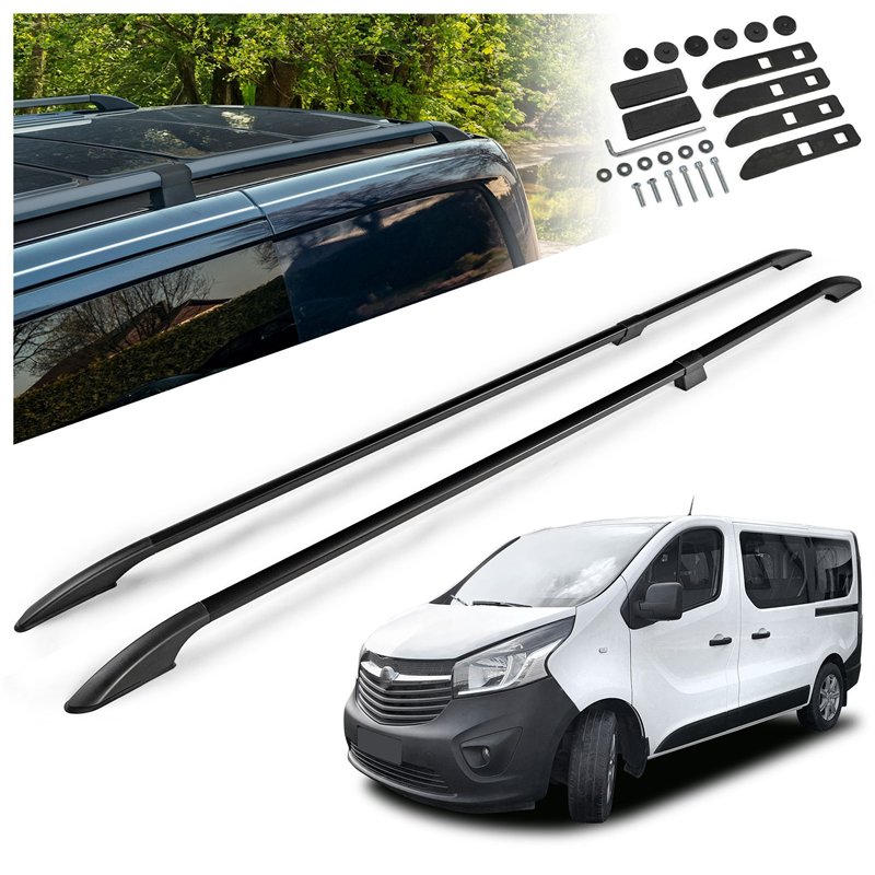 Relingi dachowe dzielone Opel Vivaro B X82 L1 SWB 2014-2019 Alumin