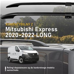 Relingi dachowe dzielone Mitsubishi Express IV X82 SN L2 LWB 2020-2022 S