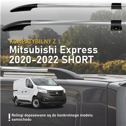 Relingi dachowe dzielone Mitsubishi Express IV X82 SN L2 LWB 2020-2022 S