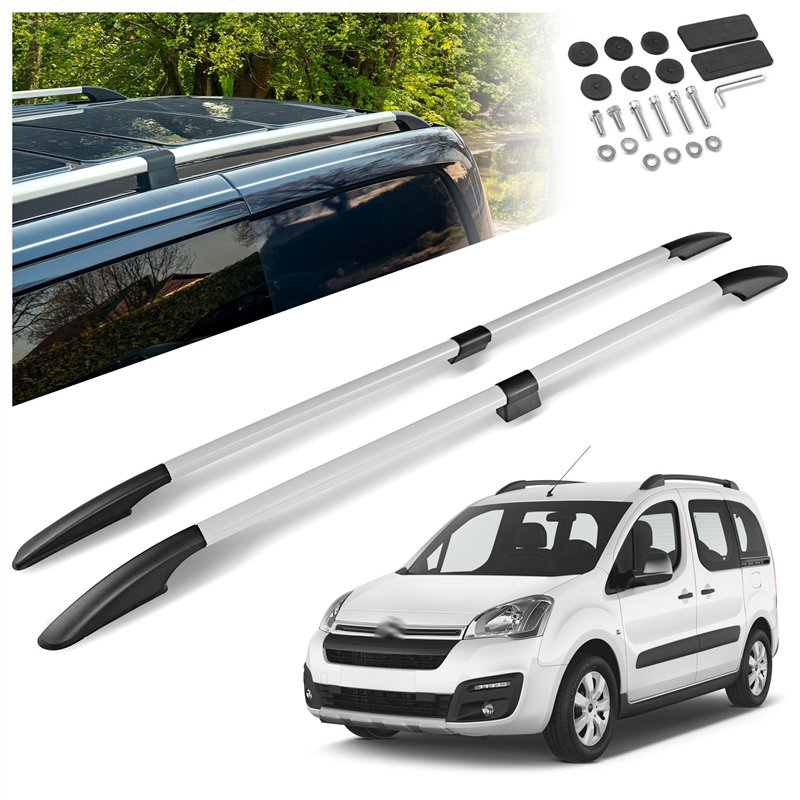 Relingi dachowe dzielone Citroen Berlingo II B9 L1 2008-2018 Alumi
