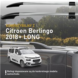 Relingi dachowe dzielone Citroen Berlingo III K9 L2 XL 2018- Alumi