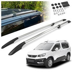 Relingi dachowe dzielone Peugeot Rifter I K9 L2 2018- Aluminium pl