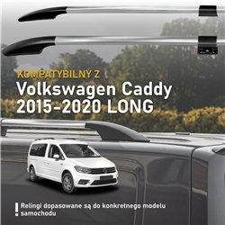 Relingi dachowe dzielone Volkswagen VW Caddy IV SA DU L2 Maxi 2015-2020