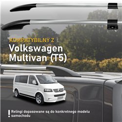 Relingi dachowe dzielone Volkswagen VW Multivan T5 L1 SWB 2003-2015 Soli