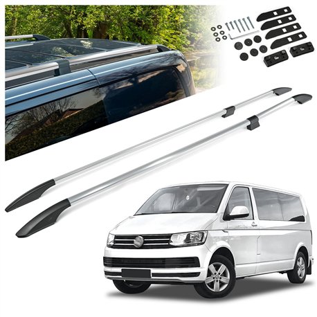 Relingi dachowe dzielone Volkswagen VW Caravelle T6 L1 SWB 2015-2019 Sol